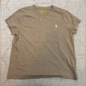 Polo by Ralph Lauren Women's Tan Short Sleeve Tee